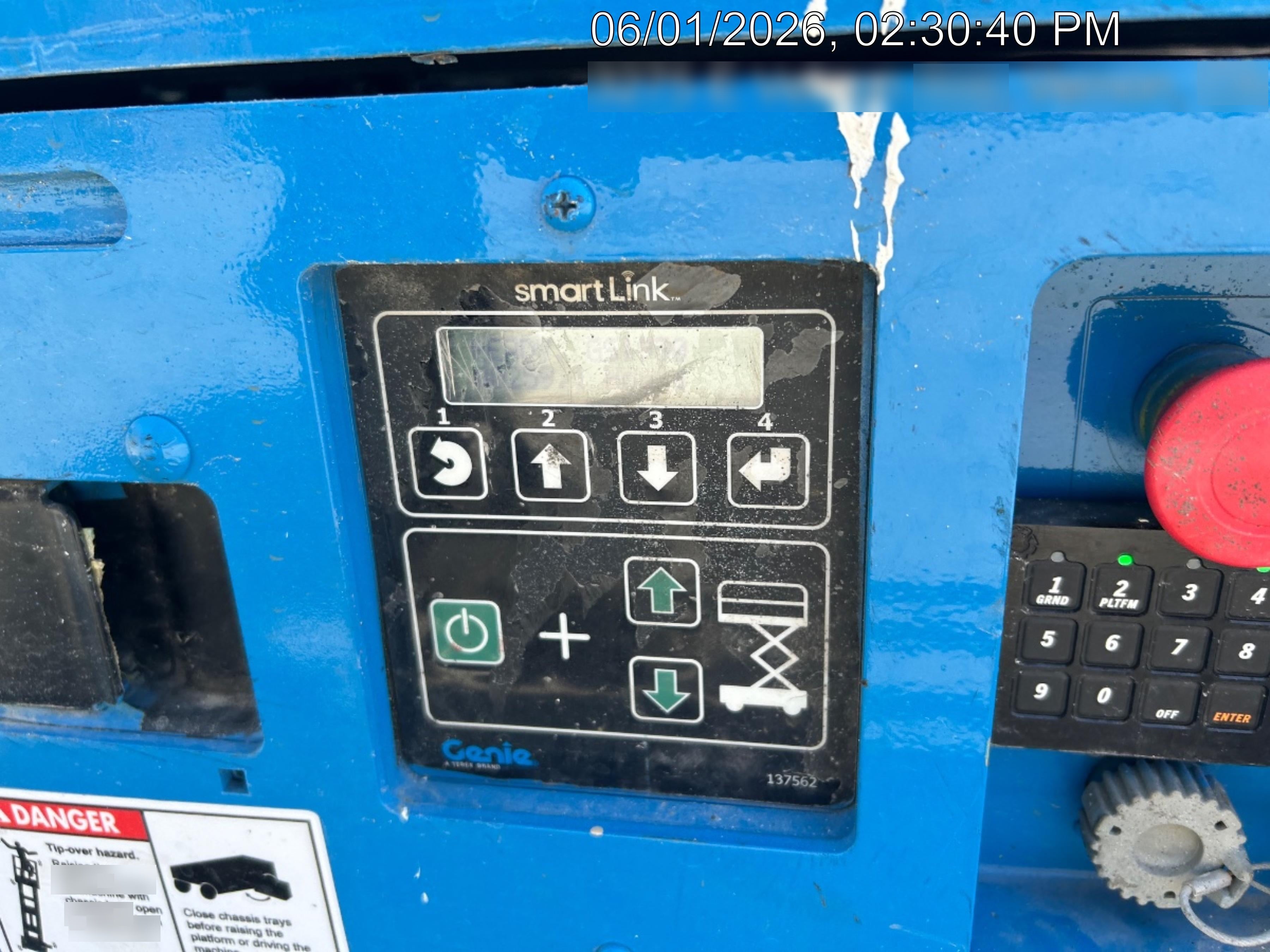 2019 Genie GS-1930 Fixed rails with chain Entry