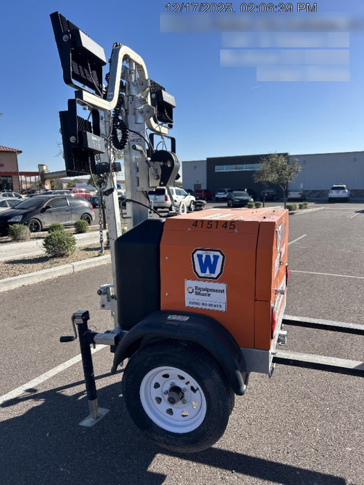 2024 Wanco WLTT-4MM4K Diesel, Deep Sea Controller, Shore Power Plug, Auto Start, (4) 350W LED Floodlights, 4kW Generator, 60 Gal Fuel Tank, 2" Ball, T3