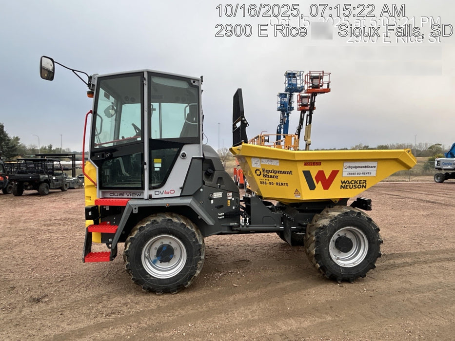 2025 WACKER NEUSON DV604 Cab Standard Tires
