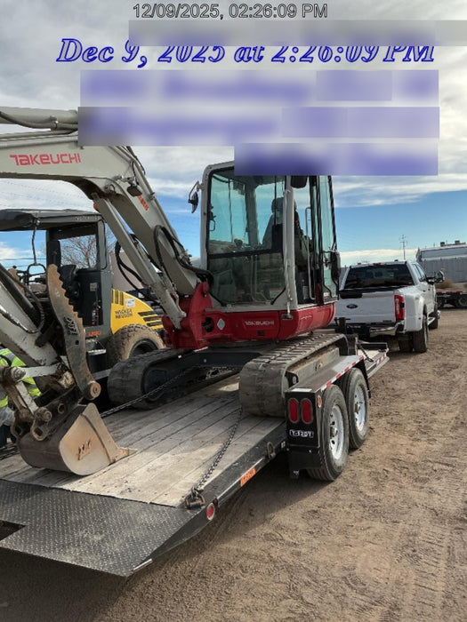 2020 Takeuchi TB250-2C Cab/Heat/Air, Rubber Tracks, Manual TAG QC