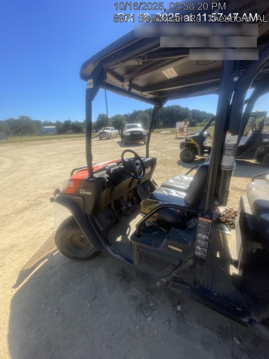 Kubota RTV-X1140W-H Canopy, 4-Seater, Diesel, Windshield Acrylic Clear, Strobe Light, Backup Alarm