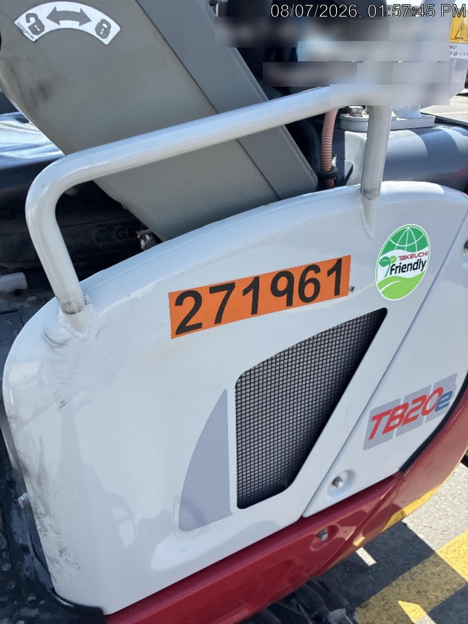 2022 TAKEUCHI TB20e