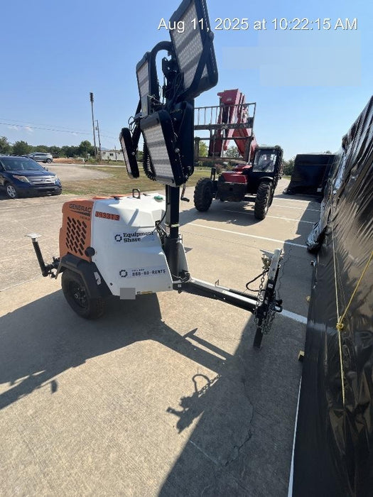 2024 Generac MLT2 Diesel, Flex Switch 120V Input, Powerzone Controller, 
(4) 320W LED Lights, 4kW Generator, 39.9 Gal Fuel Tank, 2" Ball, T3