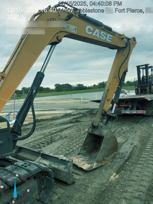 2018 Case CX80C CLOSED CAB, A/C, RUBBER TRACKS PADS, 7'-2" ARM