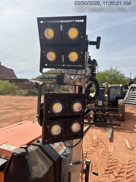 2024 Wanco WLTT-4MM4K Diesel, Deep Sea Controller, Shore Power Plug, Auto Start, (4) 350W LED Floodlights, 4kW Generator, 60 Gal Fuel Tank, 2" Ball, T3