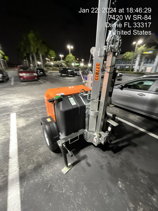 2023 Wanco WLTT-4MM4K Diesel, Deep Sea Controller, Shore Power Plug, Auto Start, (4) 350W LED Floodlights, 4kW Generator, 60 Gal Fuel Tank, 2" Ball, T3