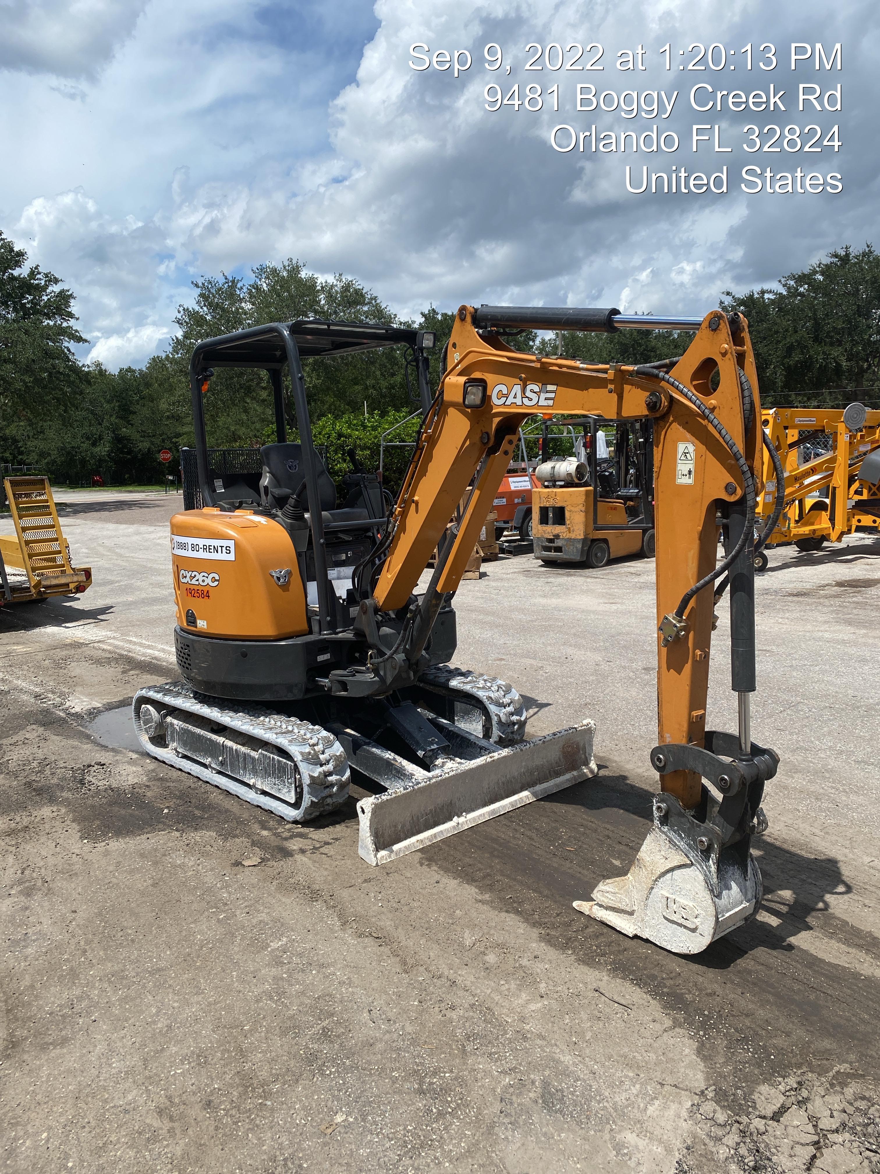 2019 CASE CX26C