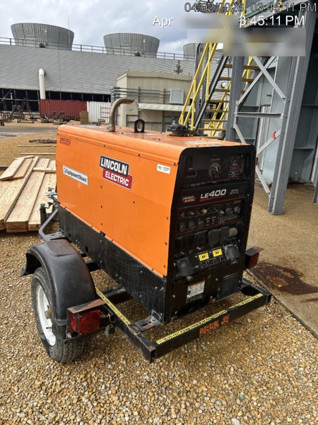2022 Lincoln Electric LE400 Kubota V1505, Trlr, Cable Rack, Light Kit, ES Decals, T3