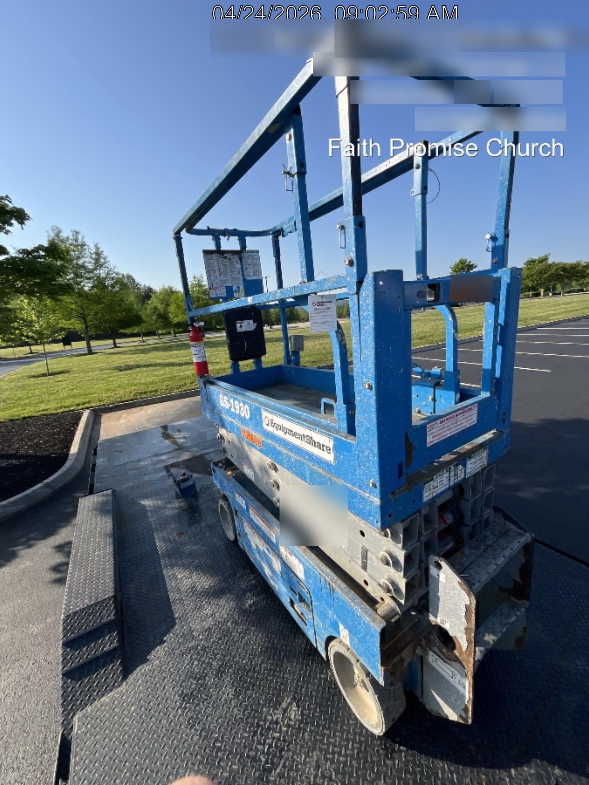 2020 Genie GS-1930 Solid Non Marking Tires, Beacon, Folding rails with half height swing gate