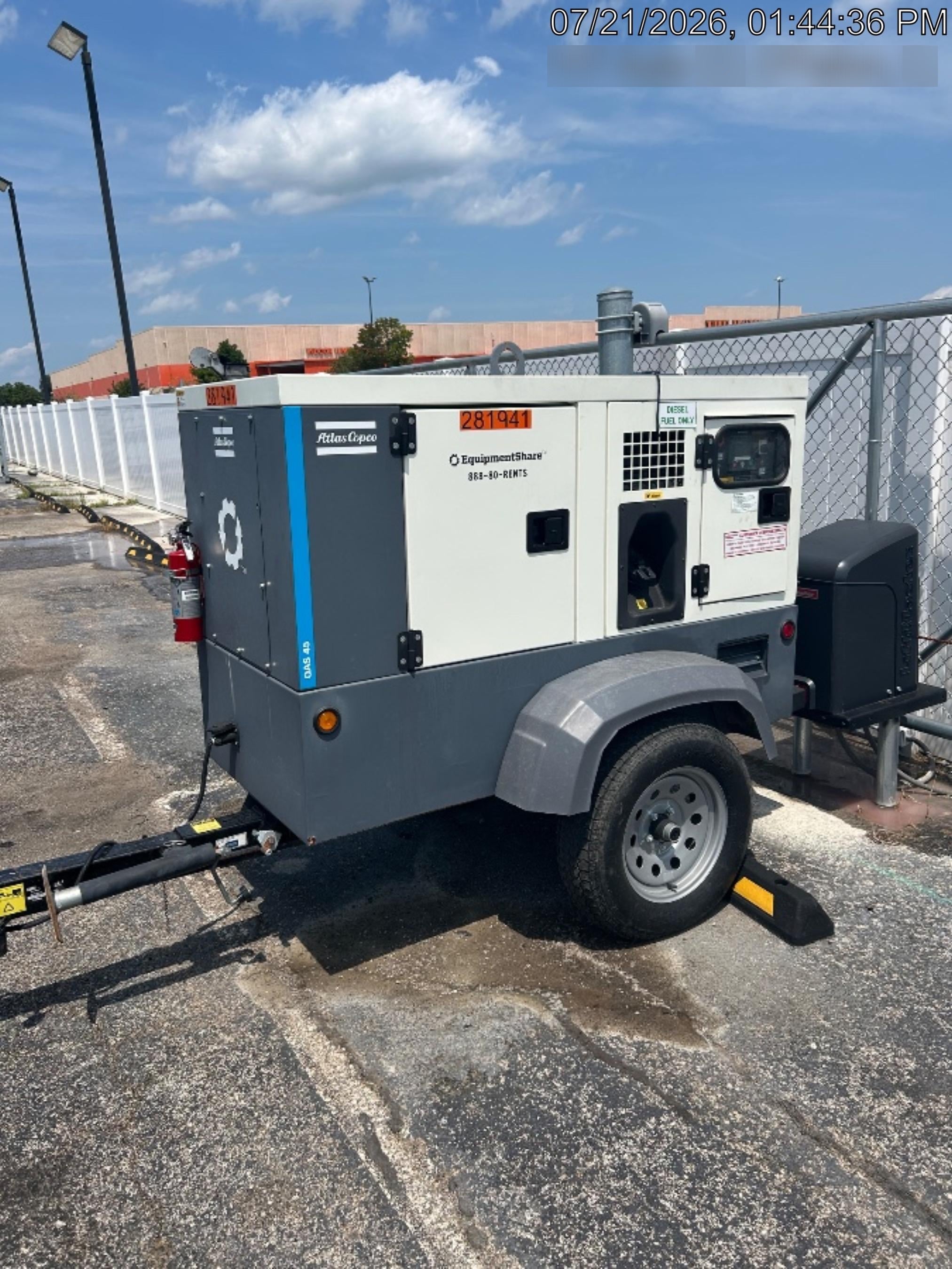 2022 ATLAS COPCO QAS45 CWK
