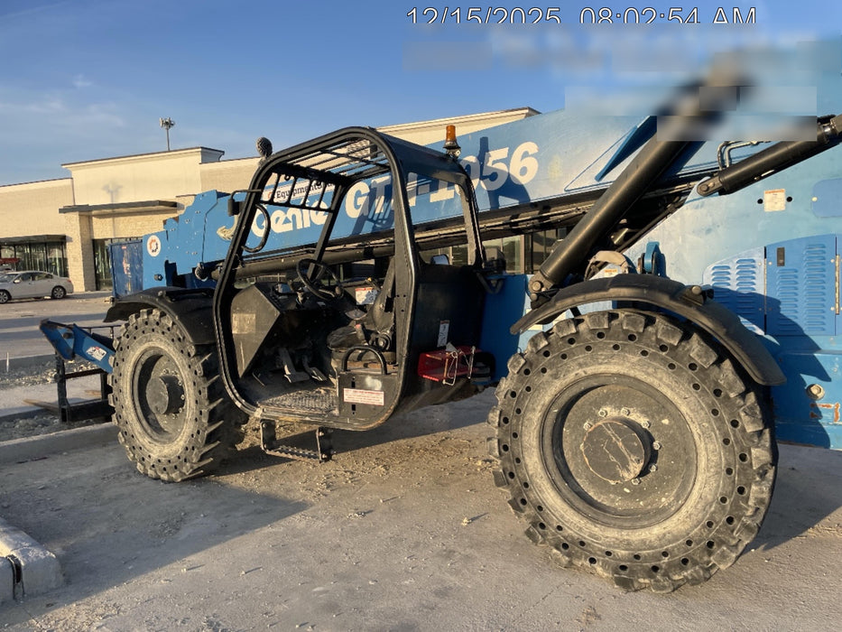 2018 Genie GTH-1056 Genie GTH-1056 w/ROPS, Work Lights, Solid Tires, RH Cab Mesh, Beacon, 60" Carriage and Forks
