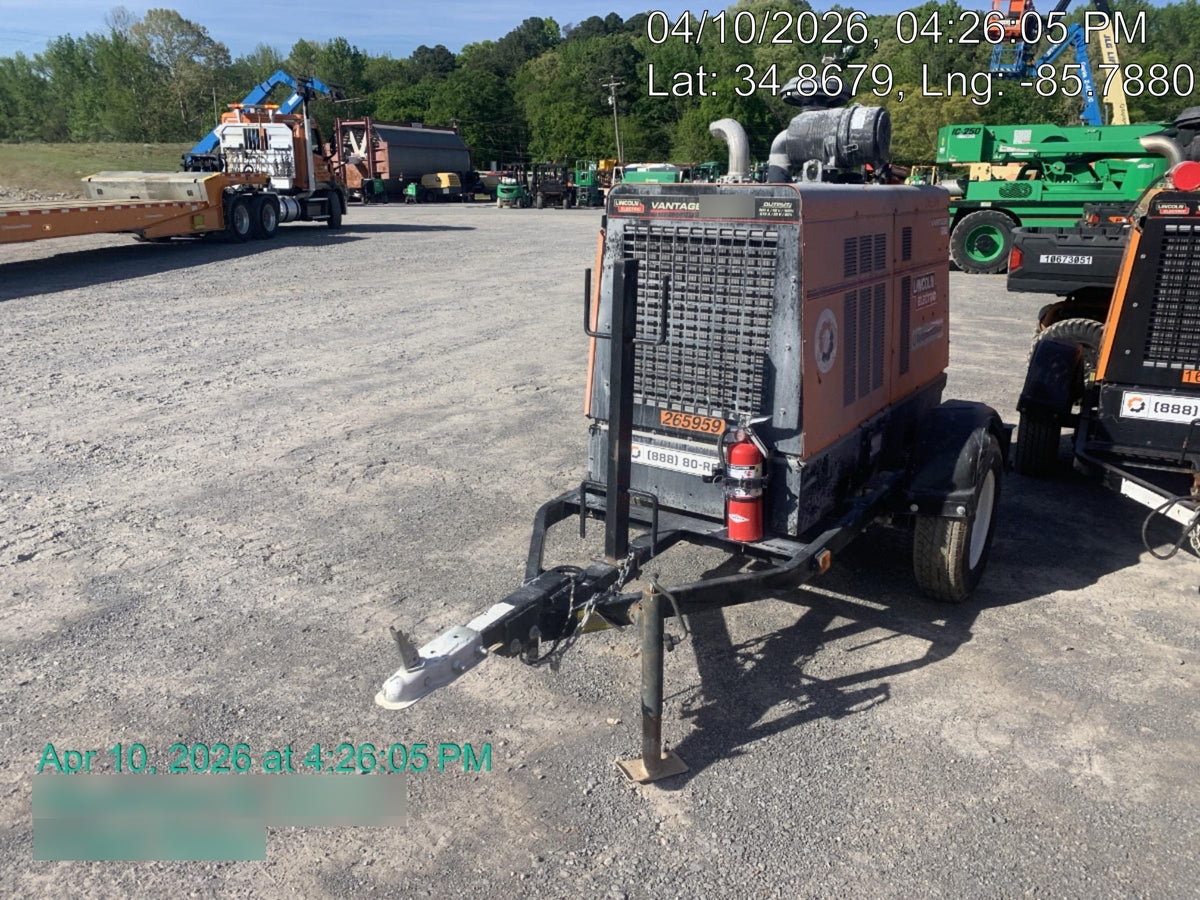 2022 Lincoln Electric Vantage 549X Crosslink Technology, Trailer Mounted, ES Decals, T3