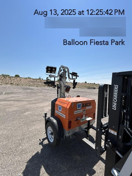 2024 Wanco WLTT-4MM4K Diesel, Deep Sea Controller, Shore Power Plug, Auto Start, (4) 350W LED Floodlights, 4kW Generator, 60 Gal Fuel Tank, 2" Ball, T3