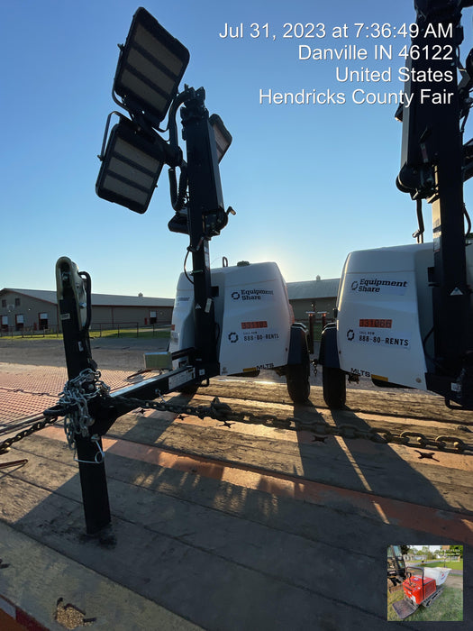 2023 Generac MLT2 Diesel, Flex Switch 120V Input, Powerzone Controller, (4) 320W LED Lights, 4kW Generator, 39.9 Gal Fuel Tank, 2" Ball, T3