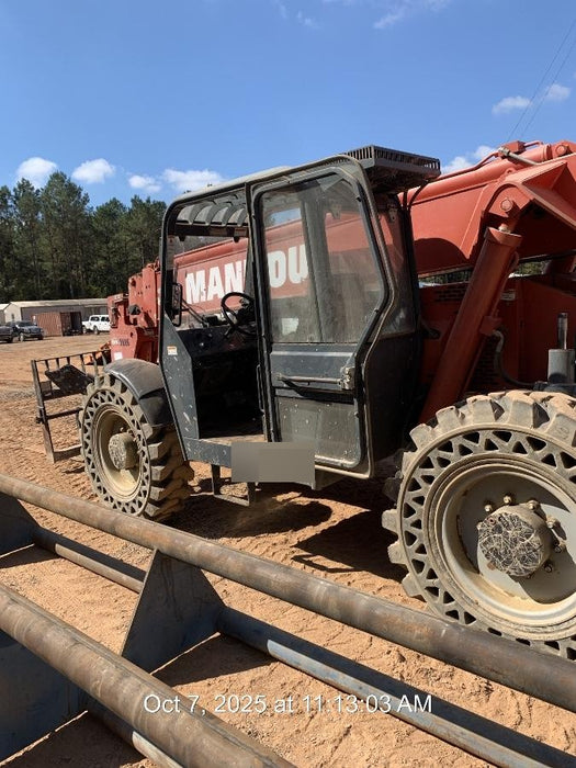 2018 Manitou MTA10055 Manitou MTA 10055 w/Cab/Heat/AC, Work Lights/Strobe, Aux Hyd, Solid Tires, Lift Hook, 66" Carriage, 60" Forks