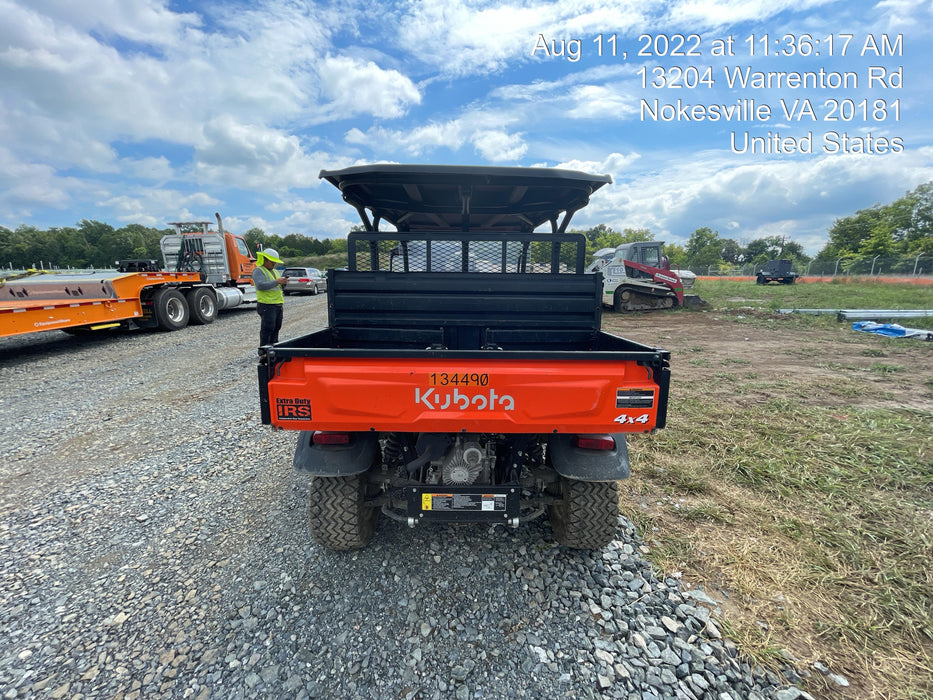 2020 Kubota RTV-X1140W-H Plastic Canopy, Windshield Acrylic Clear, LED Strobe Light, Wire Harness Kit, Back up Alarm