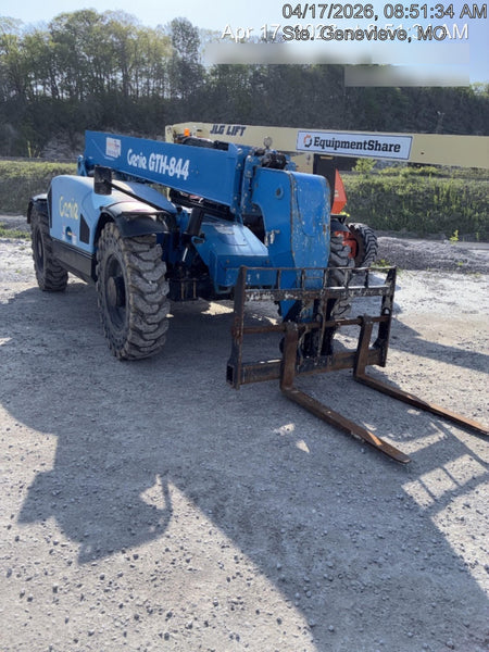 2017 Genie GTH-844 Genie GTH-844, Solid Tires, 60" carriage/forks, Open ROPS, Work Lights