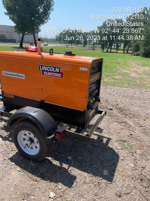 2023 Lincoln Electric LE400 Kubota V1505, Trlr, Cable Rack, Light Kit, ES Decals, T3