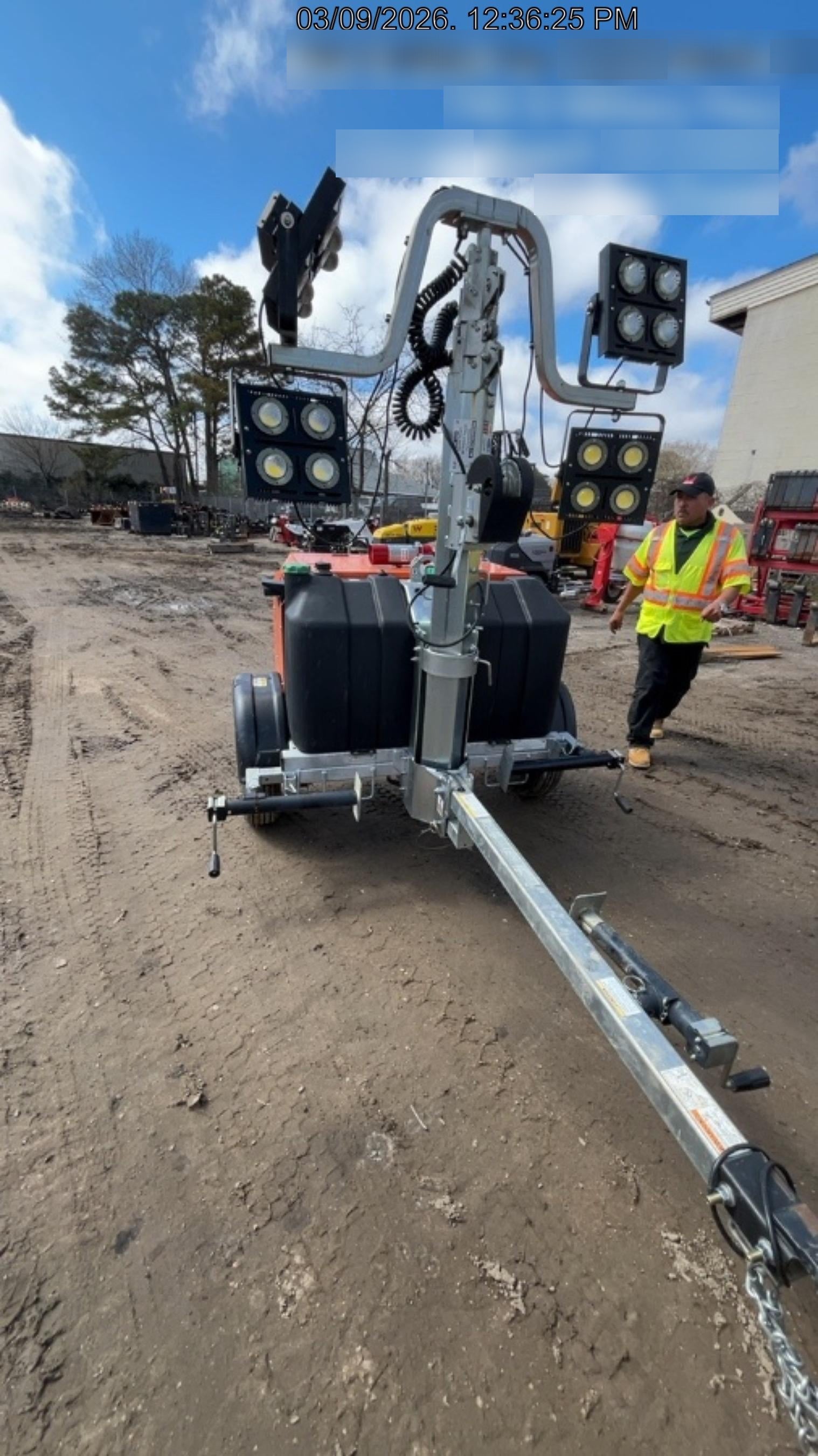 2024 Wanco WLTT-4MM4K Diesel, Deep Sea Controller, Shore Power Plug, Auto Start, (4) 350W LED Floodlights, 4kW Generator, 60 Gal Fuel Tank, 2" Ball, T3