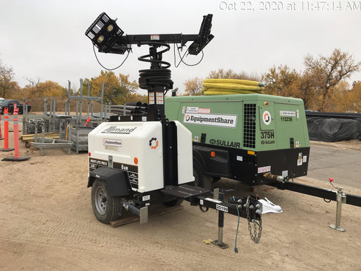 Allmand Bros. Night-Lite Pro II Allmand Night-Lite Pro II Allmand Night-Lite Pro II 8 kW Light Tower w/Kubota Engine, LED Light Package