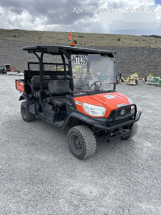 2021 Kubota RTV-X1140W-H Plastic Canopy, Windshield Acrylic Clear, LED Strobe Light, Wire Harness Kit, Back up Alarm