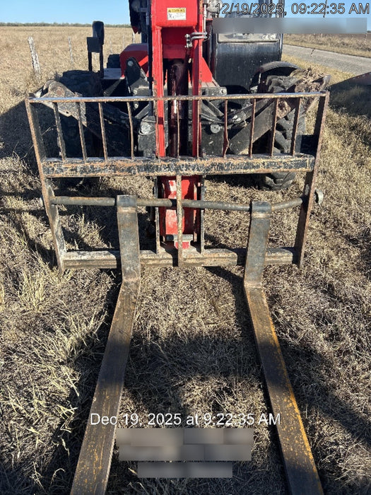 2019 Manitou MTA10055 Cab/Heat/Air, 120 HP, Solid Tires, Work Lights, Lift Hook, Auxiliary Hydraulics 66" Carriage and 60" Forks