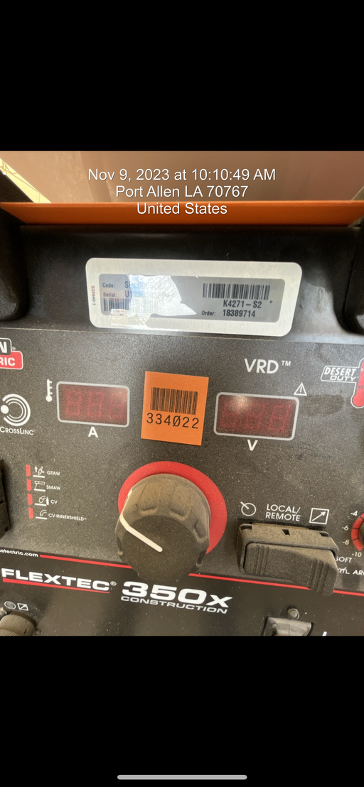 2023 LINCOLN ELECTRIC FLEXTEC 350X