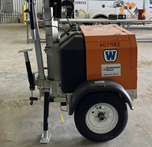 2024 Wanco WLTT-4MM4K Diesel, Deep Sea Controller, Shore Power Plug, Auto Start, (4) 350W LED Floodlights, 4kW Generator, 60 Gal Fuel Tank, 2" Ball, T3