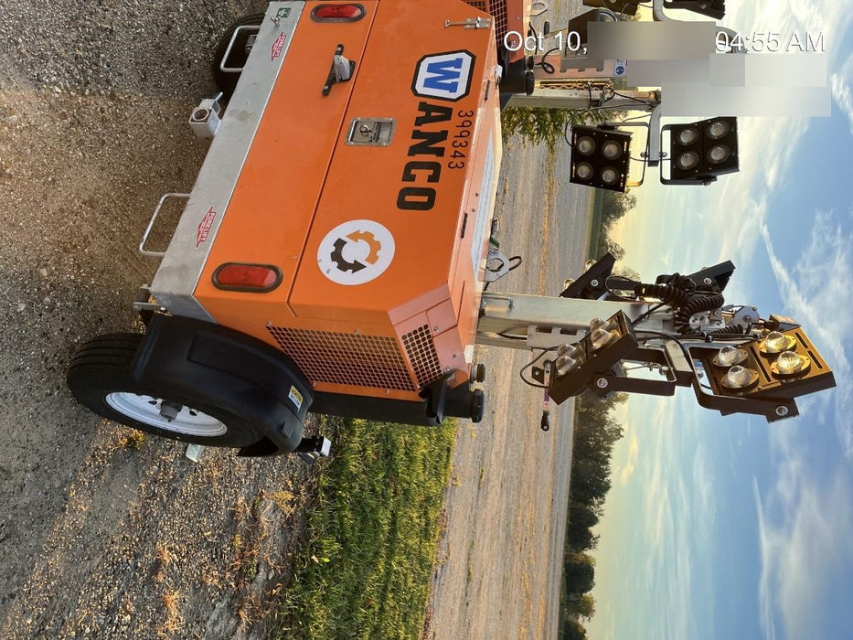 2024 Wanco WLTT-4MM4K Diesel, Deep Sea Controller, Shore Power Plug, Auto Start, (4) 350W LED Floodlights, 4kW Generator, 60 Gal Fuel Tank, 2" Ball, T3