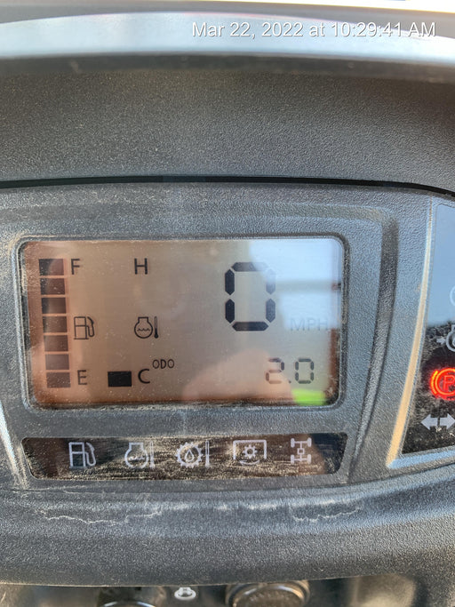 2022 Kubota RTV-X1140W-H Plastic Canopy, Windshield Acrylic Clear, LED Strobe Light, Wire Harness Kit, Back up Alarm