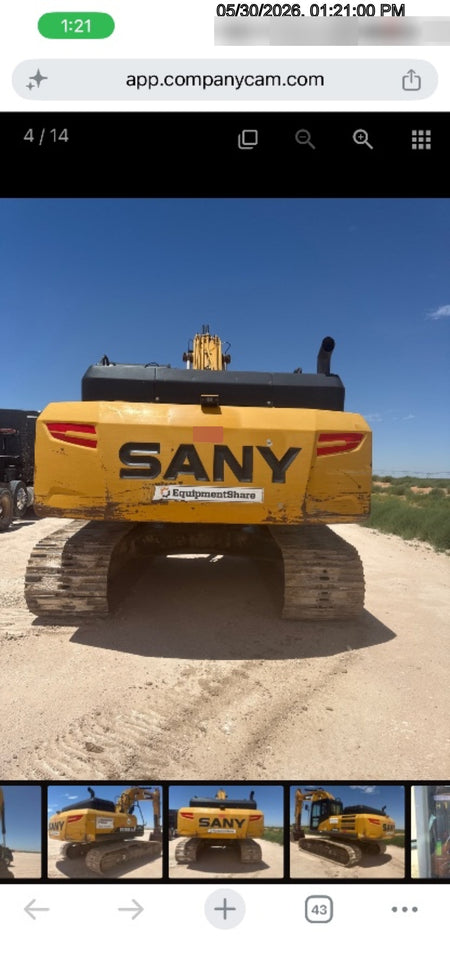 2019 SANY SY265C LC