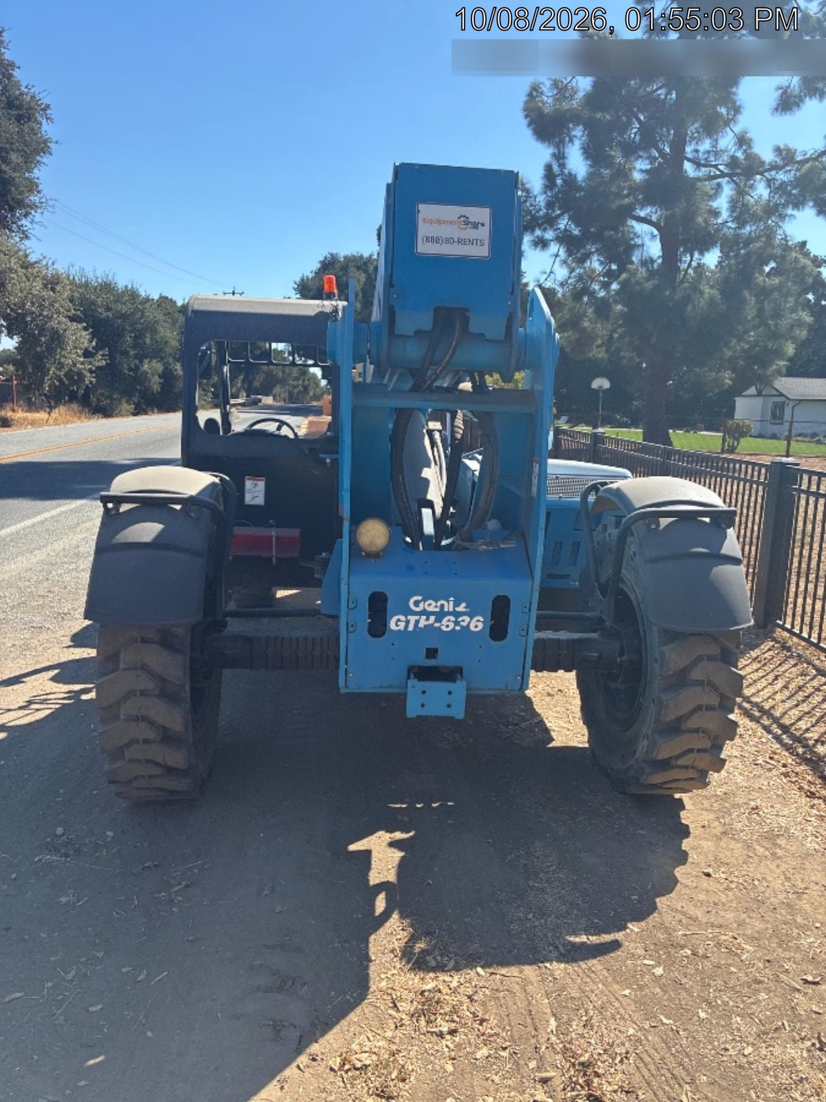 2019 Genie GTH-636 Canopy, Solid RT Tires, LED Work Lights, Beacon 60" QA Carriage, 48" Forks