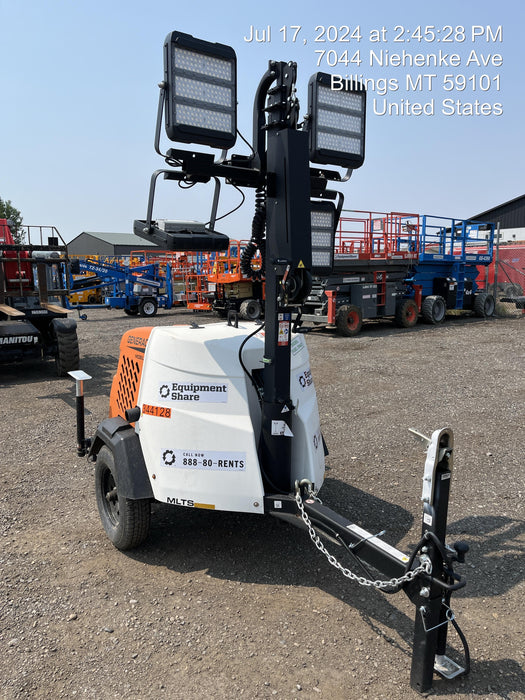 2023 Generac MLT2 Diesel, Flex Switch 120V Input, Powerzone Controller, (4) 320W LED Lights, 4kW Generator, 39.9 Gal Fuel Tank, 2" Ball, T3