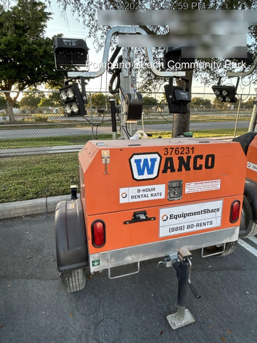 2023 Wanco WLTT-4MM4K Diesel, Deep Sea Controller, Shore Power Plug, Auto Start, (4) 350W LED Floodlights, 4kW Generator, 60 Gal Fuel Tank, 2" Ball, T3