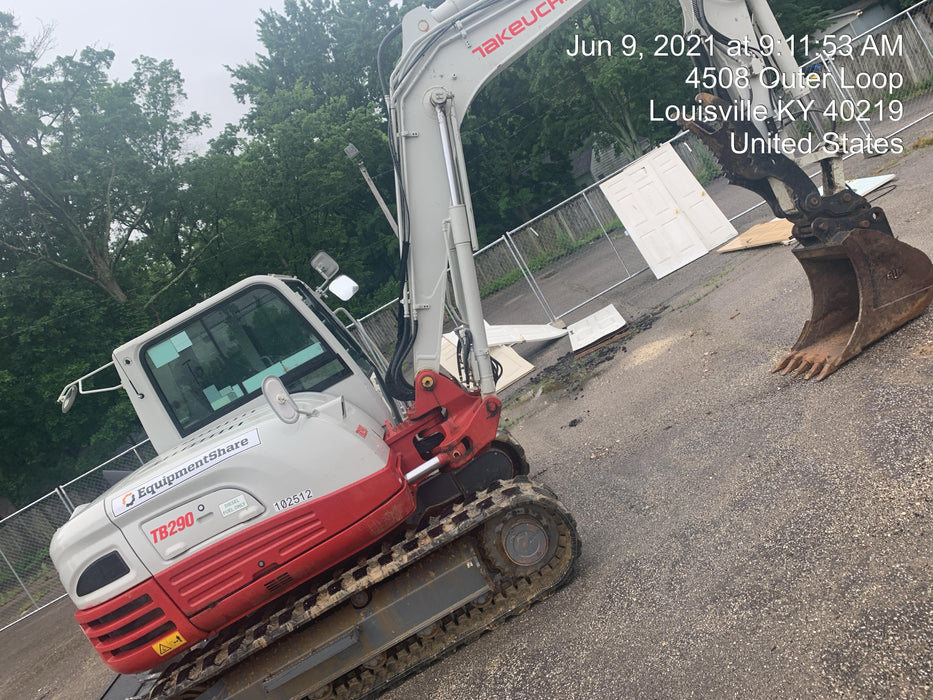 2020 Takeuchi TB290C Cab/Heat/Air, Rubber Tracks, Manual TAG QC