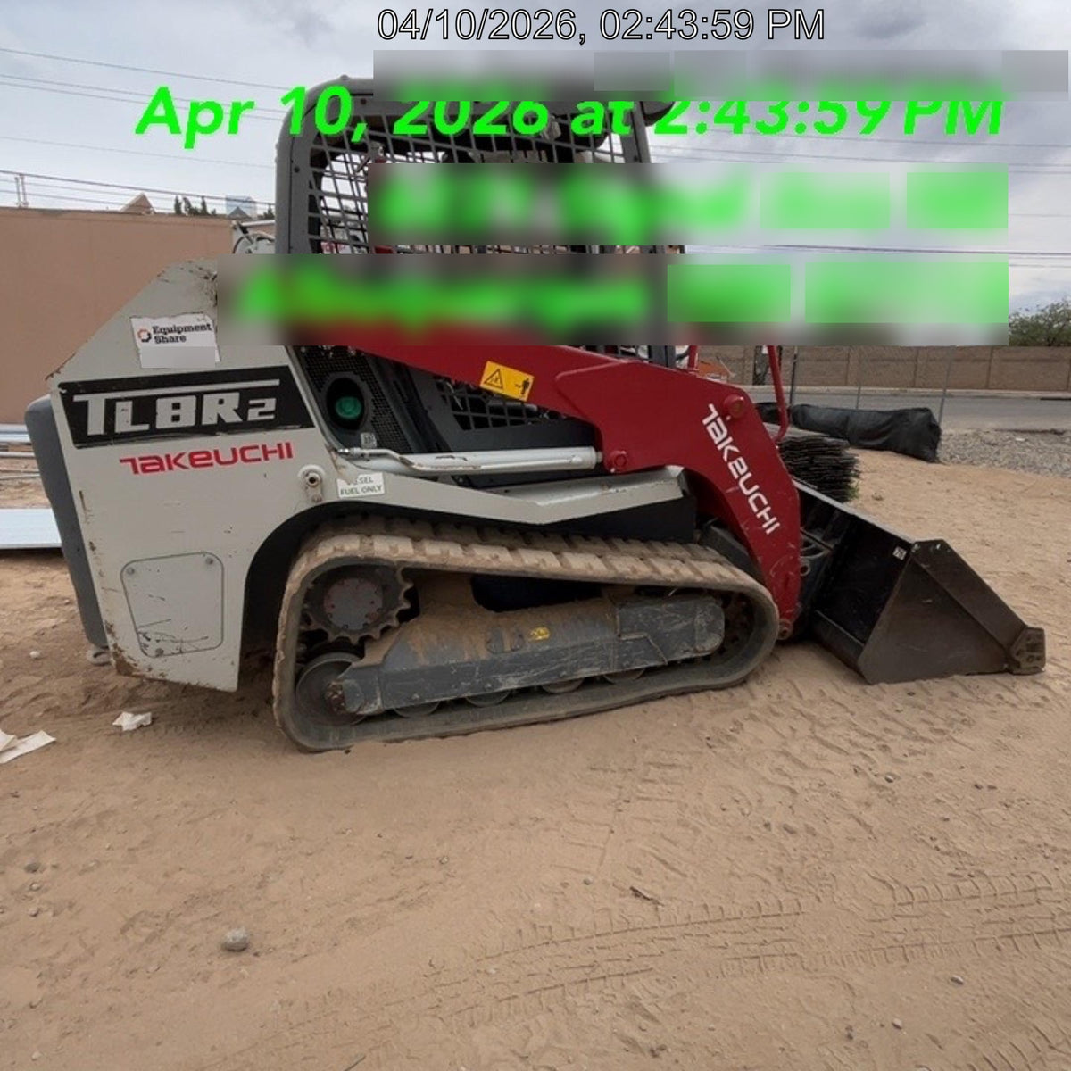 2020 TAKEUCHI TL8R2-R