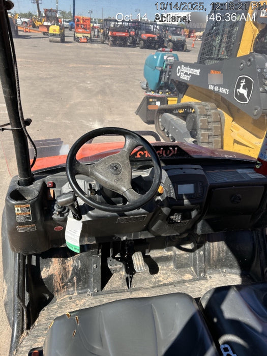 2022 Kubota RTV-X1140W-H Plastic Canopy, Windshield Acrylic Clear, LED Strobe Light, Wire Harness Kit, Back up Alarm