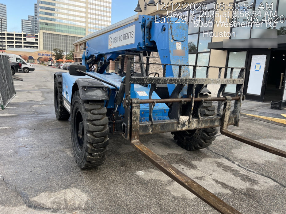 2019 Genie GTH-636 Canopy, Solid RT Tires, LED Work Lights, Beacon 60" QA Carriage, 48" Forks