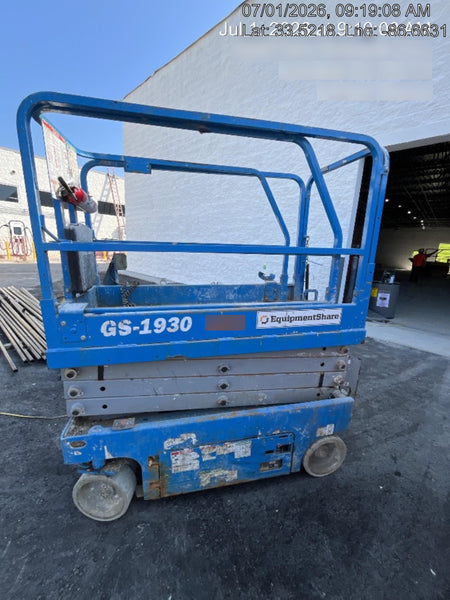 2019 Genie GS-1930 Fixed Rails with Chain Entry