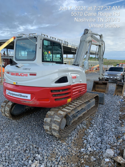 2020 Takeuchi TB290C Cab/Heat/Air, Rubber Tracks, Manual TAG QC
