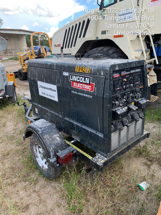 2021 Lincoln Electric Dual Maverick 200/200X Ready Pak 3, Includes Trailer, Cable Rack, Fender Light Kit