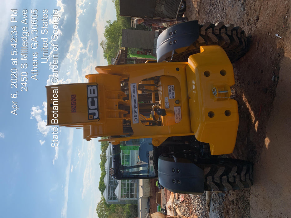 2020 JCB 510-56 Canopy, 74 HP, Solid Tires, STD Worklight, Beacon, Aux Hydraulics, Lifting Eye, Back up Alarm w/66" Carriage/60" Forks