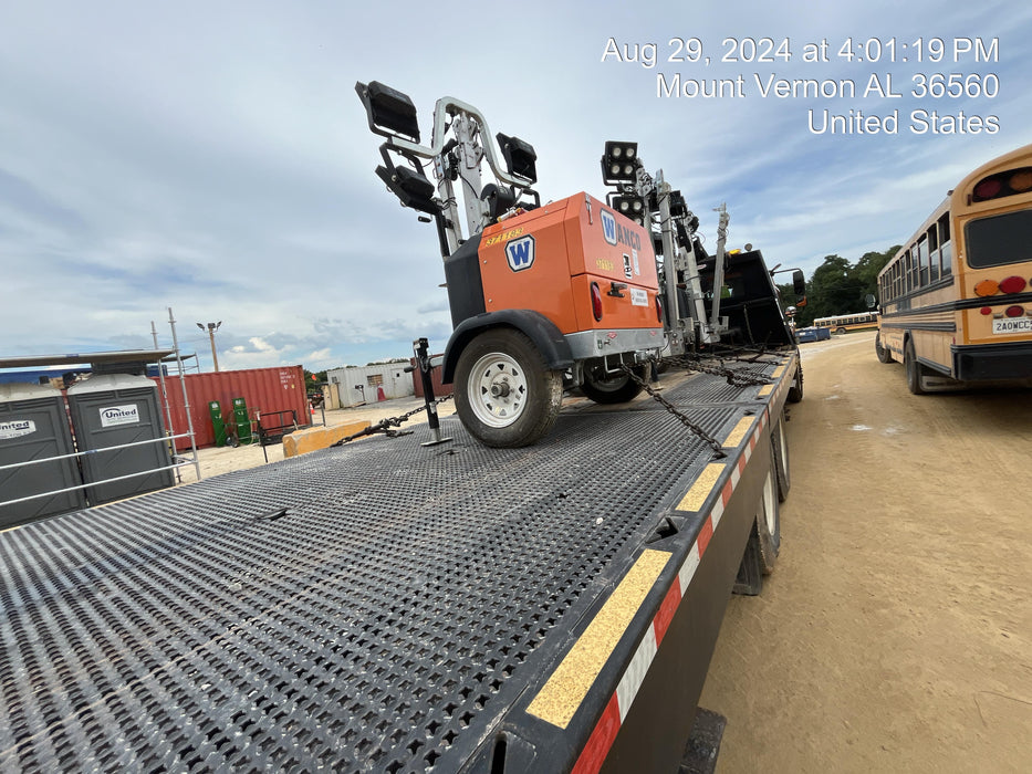 2023 Wanco WLTT-4MM4K Diesel, Deep Sea Controller, Shore Power Plug, Auto Start, (4) 350W LED Floodlights, 4kW Generator, 60 Gal Fuel Tank, 2" Ball, T3