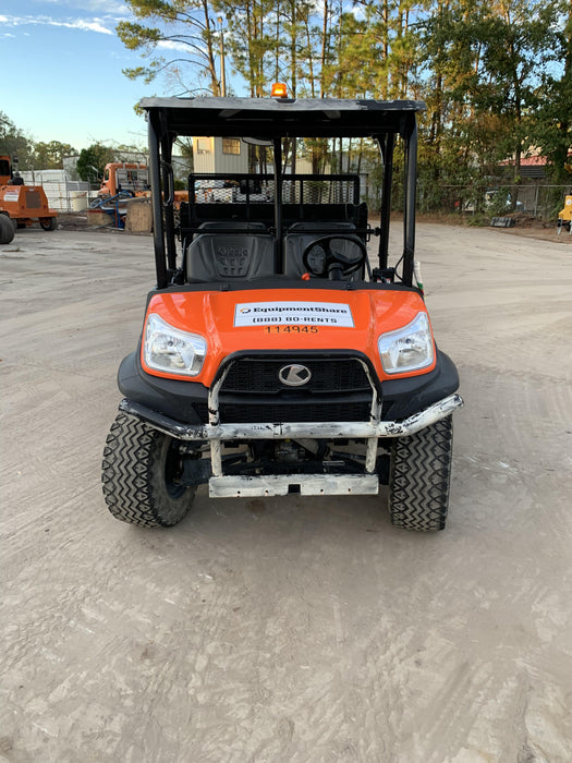Kubota RTV-X1140W-H Kubota RTVX1140WH 4wd Utility Cart, LED Strobe, Windshield Tempered Glass, Plastic Canopy, Wire Harness Kit, Backup Alarm