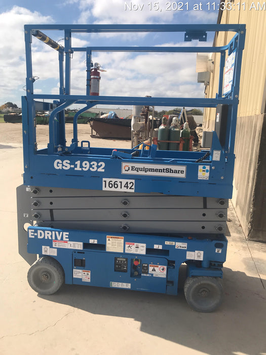 2021 Genie GS-1932 Electric Drive, Sld NM Tires, DBcns, EST