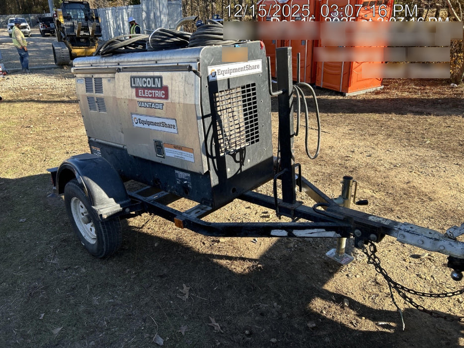Lincoln Electric Vantage 322 Lincoln Vantage 322 Welder w/Trailer