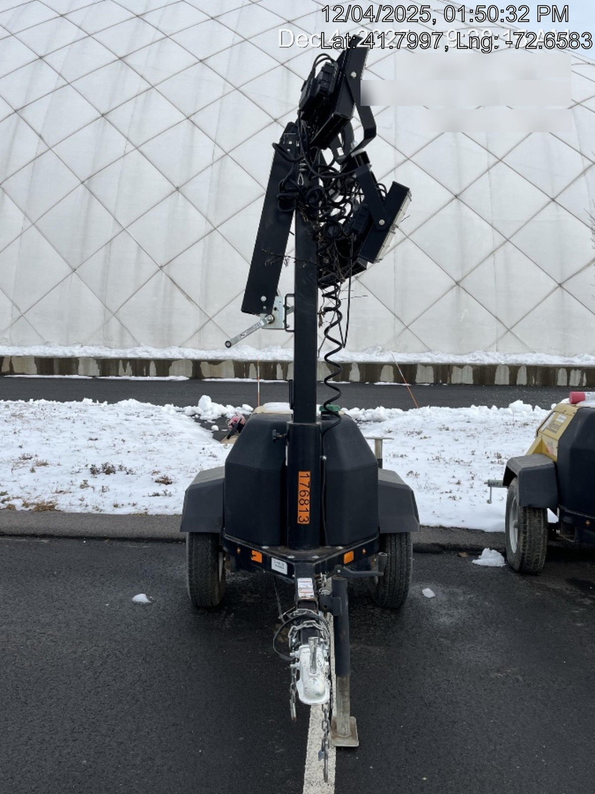 Allmand NLV3GR (4) LED Light Fixture 350W, 23' Vertical Mast, 3kW Prime, Towable, Deep Sea L401, Leveling Jacks, Yanmar T4F 5.8hp
