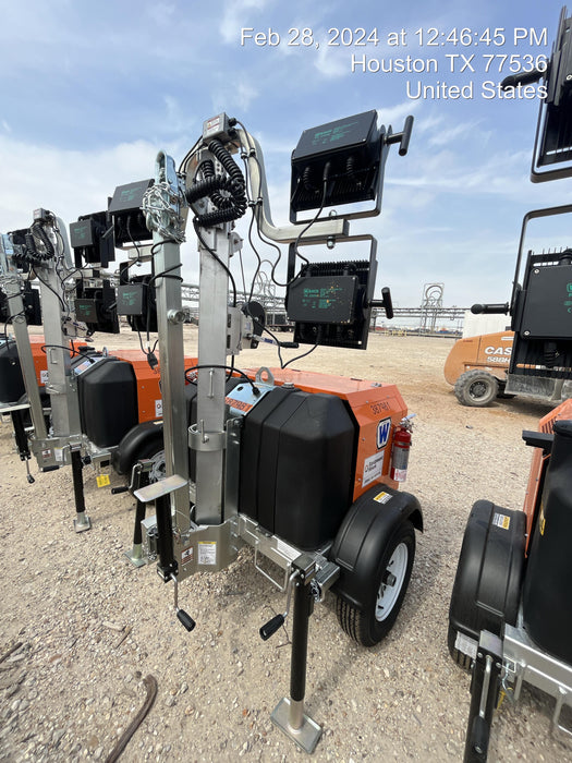 2024 Wanco WLTT-4MM4K Diesel, Deep Sea Controller, Shore Power Plug, Auto Start, (4) 350W LED Floodlights, 4kW Generator, 60 Gal Fuel Tank, 2" Ball, T3