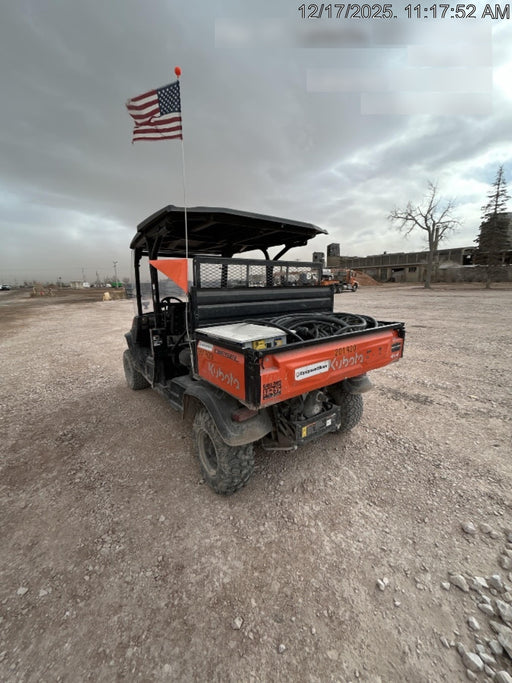 2022 Kubota RTV-X1140W-H Plastic Canopy, Windshield Acrylic Clear, LED Strobe Light, Wire Harness Kit, Back up Alarm
