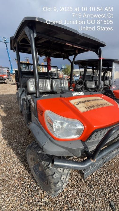 2022 Kubota RTV-X1140W-H Plastic Canopy, Windshield Acrylic Clear, LED Strobe Light, Wire Harness Kit, Back up Alarm